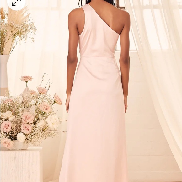 Lulus pink long gown - Picture 3 of 7